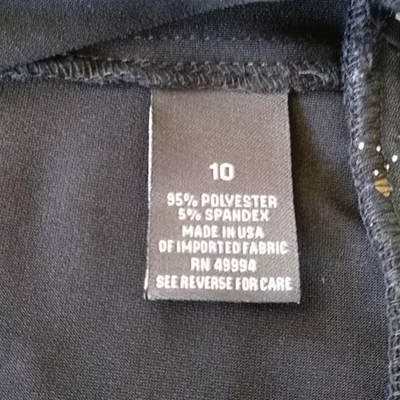 Dress Barn Sparkle Stretch Dress 10 - Picture 4 of 12